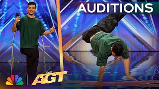 Brazilian Dancer Bboy Samuka Is Called quotThe BESTquot By Sofia Vergara  Auditions  AGT 2024 [upl. by Eenat]