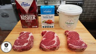 What Salt to Use on a Steak Sea Salt vs Kosher Salt vs Table Salt [upl. by Petrick980]