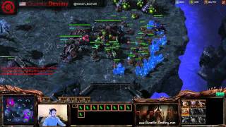 QxGDestiny Z vs Censored Z  Starcraft 2 Ladder [upl. by Imailiv]