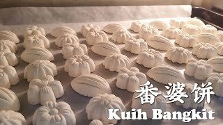 入口即化番婆饼Kuih Bangkit Melted in mouth木薯饼Tapioca Cookies薯粉饼 [upl. by Nananne]