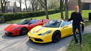 Ferrari Scuderia 16M vs Speciale Aperta [upl. by Enerod]