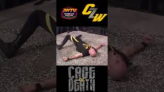 Thumbtack Drop Kick CageofDeath CZW wrestling Hardcore prowrestling [upl. by Farkas]