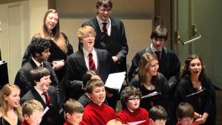 Choirs of Jesus College Cambridge  Jingle Bells arr Ralph Allwood [upl. by Aicelav]