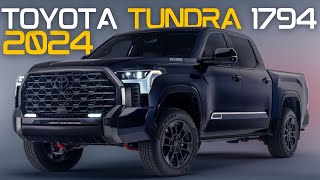 2024 Toyota Tundra 1794 Limited Edition Has Lots of Leather and a Lift Kit [upl. by Levona]