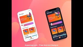 Free Android Education App Design [upl. by Nancee]