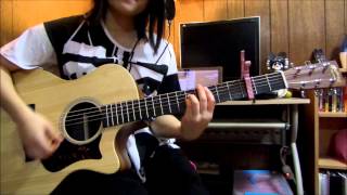 2NE1  Come Back Home Unplugged ver guitar instrumental w tabs [upl. by Eelame]