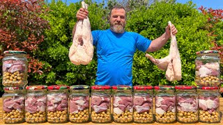 Cooking A Traditional Azerbaijani Dish PITI In Glass Jars [upl. by Hadeehuat]