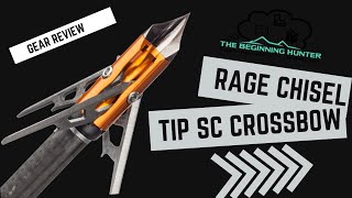 Rage Chisel Tip SC Crossbow Broadheads [upl. by Ellivnarg]