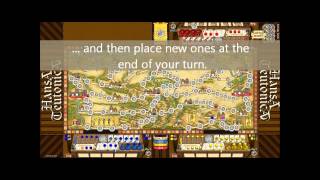 Hansa Teutonica MultiTouch Game Overview [upl. by Onifur]