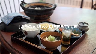 Japanese Breakfast How to Make Donabe RiceMiso Soup Cucumber and Salted Kombu Salad [upl. by Eanod]