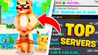 Top 15 Servers for Minecraft Bedrock 121 Android IOS Xbox One Ps4 MCPE [upl. by Rani]