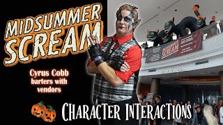 Bartering With Vendors at Midsummer Scream 2024 featuring Cyrus Cobb [upl. by Jacinda]