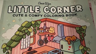 Colour a Cosy Corner with me asmrcolouring asmrwhispering ohuhumarkers asmrcoloring cocowyo [upl. by Aihn]