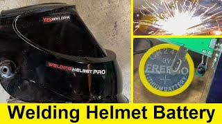 Welding Helmet Battery Replacement [upl. by Poler]