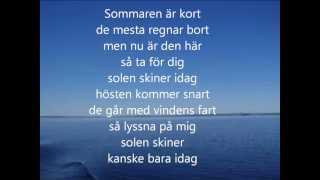 Tomas Ledin Sommaren är kort Lyrics [upl. by Nedac40]