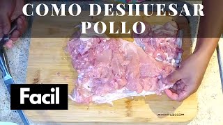 CÓMO DESHUESAR UN POLLO  COCINA FACIL  MARIANA RAMALLO [upl. by Aiasi]