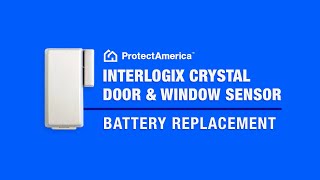 Battery Replacement Interlogix Crystal Sensor [upl. by Schwitzer]