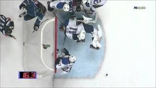 Jaroslav Halak unbelievable OT save 12211 [upl. by Craw872]