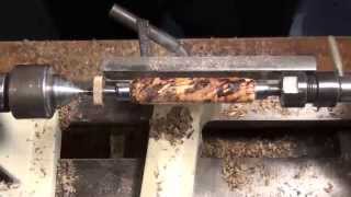 pen from cross grained spalted wood [upl. by Macmillan]