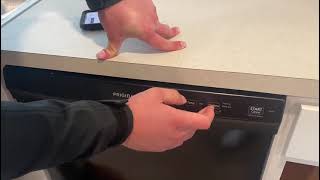 How to start a Frigidaire dishwasher Ladera [upl. by Annad]