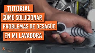 Cómo reparar tu lavadora solucionar los problemas de desagüe [upl. by Birecree453]