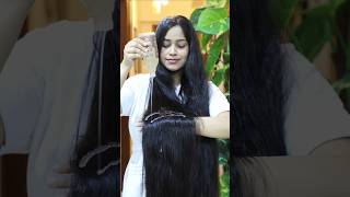 Shocking Result 😲 Keratin Hair Spa At Home without heavy Kharcha Shiny smooth hair shorts ytshorts [upl. by Hewett694]