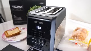 Ketian Top 3 Smart Toaster Touchscreen Review [upl. by Arorua]