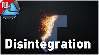 016 Blender tutorial  Disintegration [upl. by Vin]