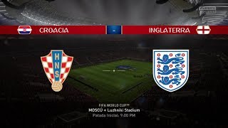 Croacia vs Inglaterra  Mundial Rusia 2018  Fifa World Cup Russia 2018  Partido Completo [upl. by Daryn]