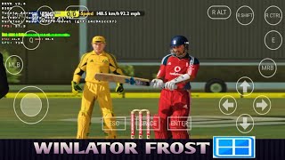 Ashes Cricket 2009  full HD  gameplay on Winlator 80 Frost 🔥 🔥 winlator ashescricket [upl. by Sidnak921]