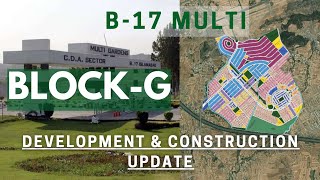 Aerial View of B17 Islamabad G Block Construction amp Development Latest Update [upl. by Lellih]