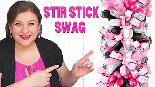 STOP Wasting Money on Expensive Wreaths and Try This Stir Stick Swag [upl. by Ecitnirp]