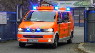 Person im Wasser Einsatzfahrten Feuerwehr Hannover Feuer und Rettungswache 3 Südstadt [upl. by Tri]