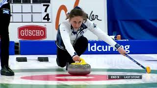 World Junior Curling Championships 2023 Junior Womens Top Ten Shots [upl. by Baggett]