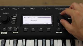 Korg Kross 2 Tutorial Load banks and individual programs and combinations from an SD card [upl. by Moffitt]