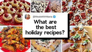 My Top 10 Christmas appetizers Holiday desserts Party Sides and More [upl. by Tann958]