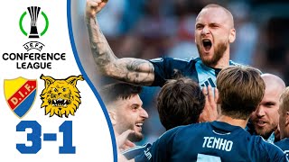 Djurgården  Ilves 31 Conference League [upl. by Enihpets]