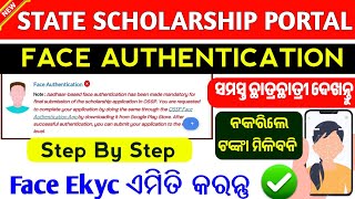 State Scholarship Portal Face Authentication Full Process  Post Matric Scholarship Face Ekyc 2024 [upl. by Free]