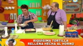 Tortilla rellena al horno [upl. by Eissed]