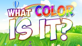 What Color Is It  Color Song for Kids  Learn your Colors Jack Hartmann [upl. by Ccasi]