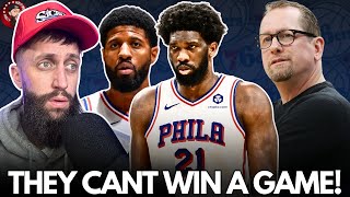 The Sixers are 212 Paul George is hurt Nick Nurse is worse than Brett Brown [upl. by Mcmath]