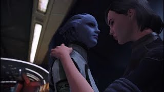 Mass Effect Legendary Edition  Liara x Femshep Romance ME1 [upl. by Getter101]