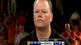 Raymond van Barneveld Throws 9Darter Winter Gardens In Blackpool July 17 2010 [upl. by Bock]