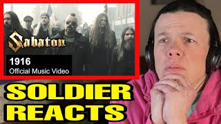 Sabton 1916 Motörhead Cover US Soldier Reacts EMOTIONAL [upl. by Ettellocin850]