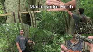 Master The Marlinspike Hitch Bag Hang Hack In The Woods [upl. by Ludie656]