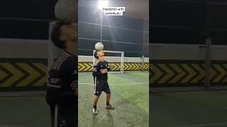 Football headstall ⚽️ shorts trending football freestyle [upl. by Htaras]