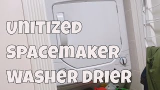 Unitized Spacemaker Washer Drier Combo Thats ACTUALLY Decent [upl. by Atilal57]