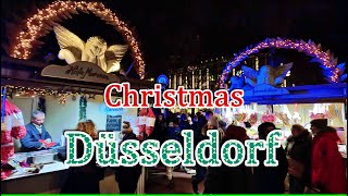 The Christmas Market in Düsseldorf Germany  4K 🎅 [upl. by Willamina934]