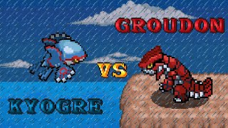 Groudon Vs Kyogre animation [upl. by Lepine]