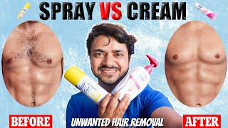 Hair Removal Cream vs Hair Removal Spray [upl. by Cruce829]